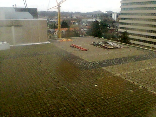 Archieffoto's zakelijk bitumen dak ABP hoofdkantoor Heerlen
