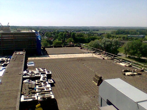 Archieffoto's zakelijk bitumen dak ABP hoofdkantoor Heerlen