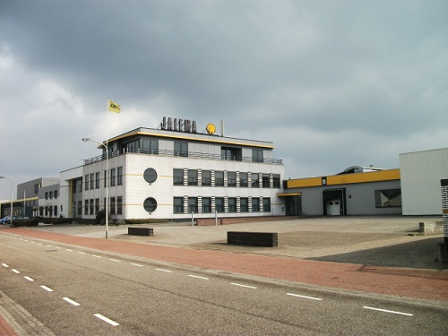 Archieffoto's zakelijk bitumen dak Jalema hoofdkantoor Reuver